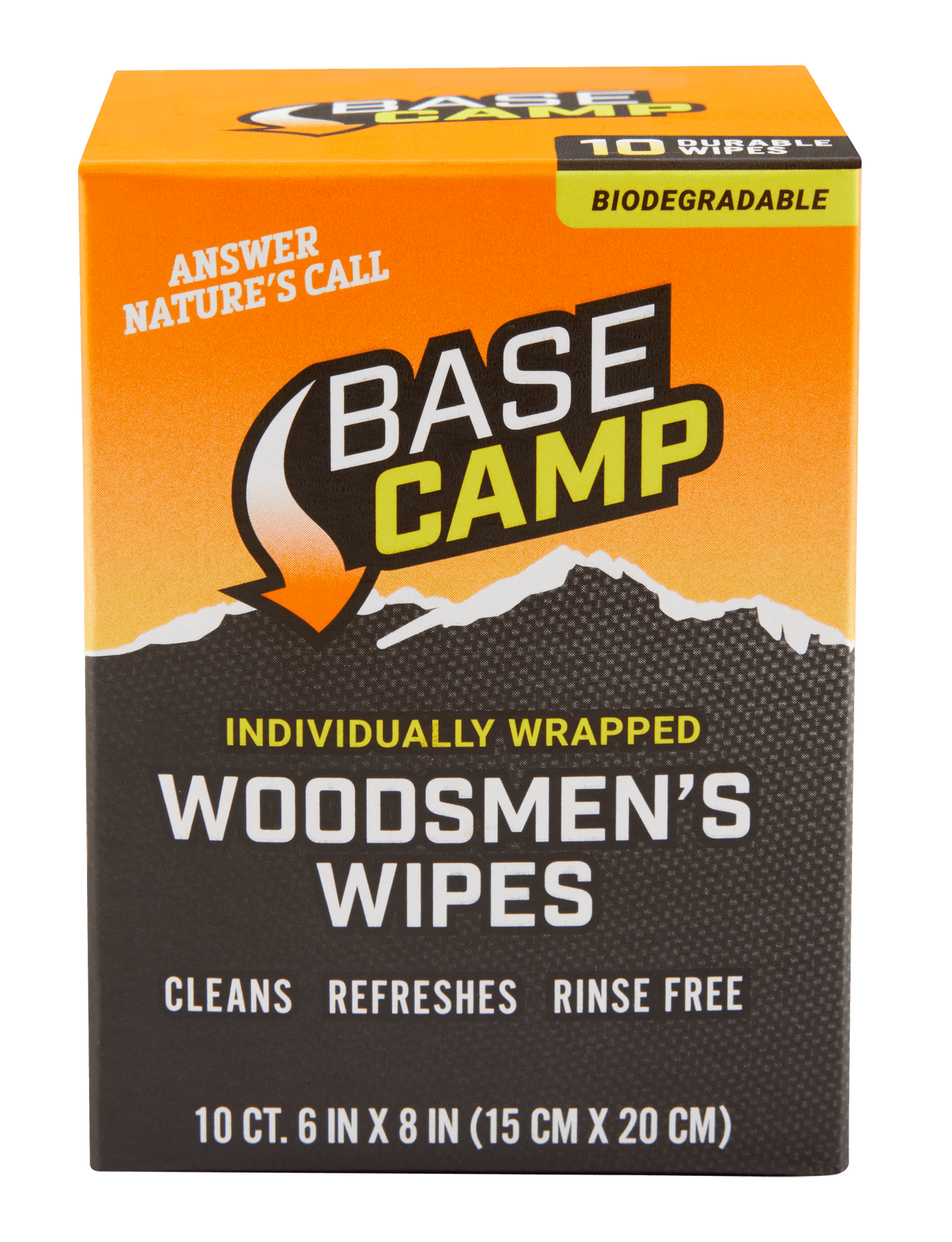 DEAD DOWN WIND (ARCUS) Dead Down Wind (arcus) Base Camp, Ddw 1358    Woodsmans Wipes  6 X 9 Gun Care