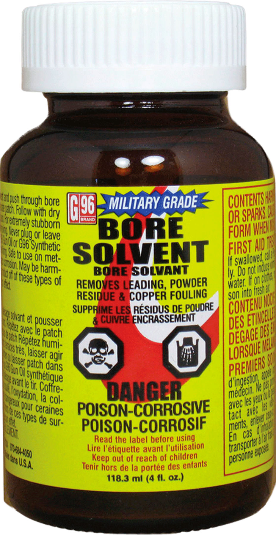 G96 G96 Military Grade, G-96 1108  Military Grde Bore Sol  4oz Gun Care