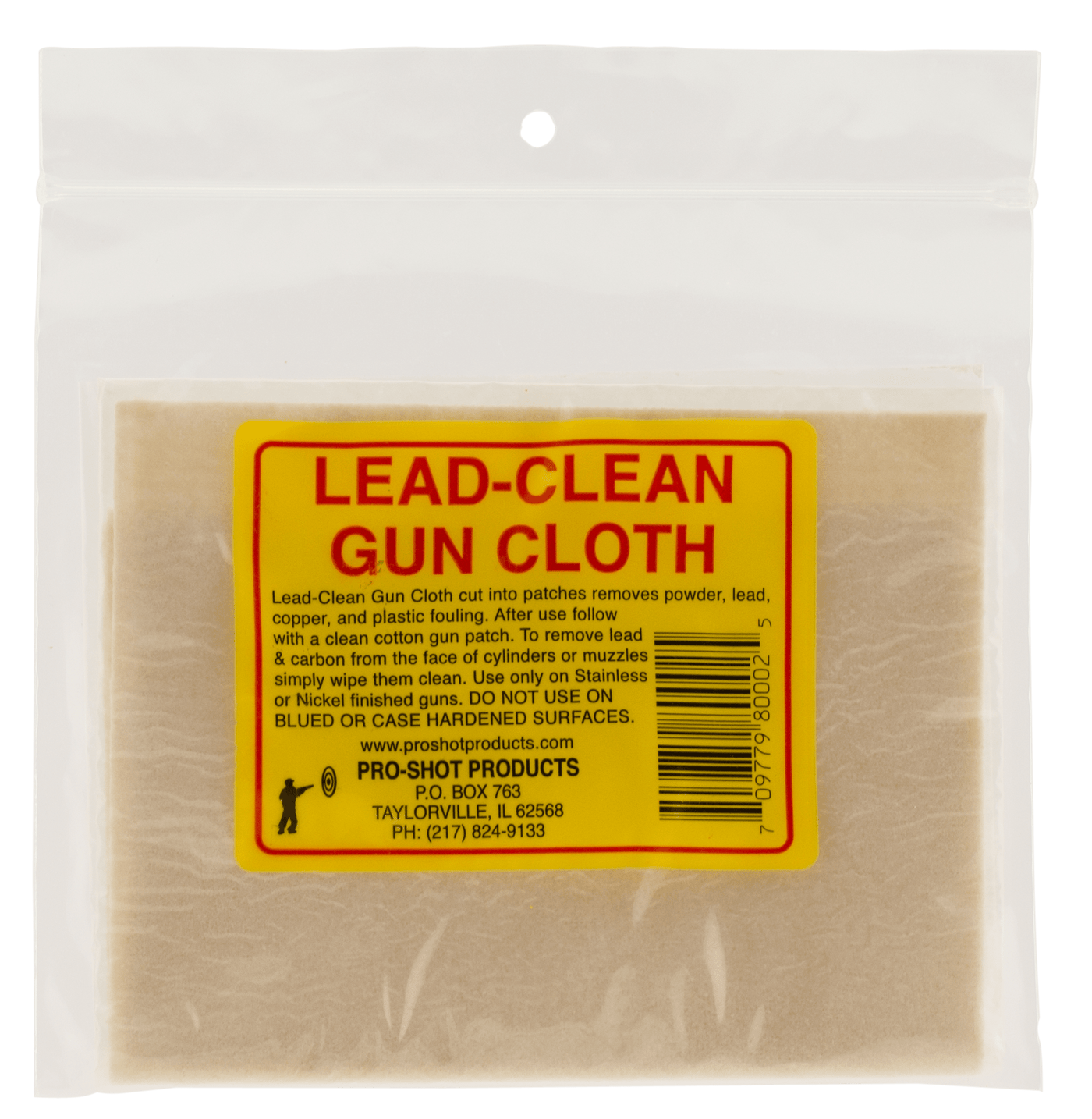 Pro-Shot Pro-shot Lead Clean, Proshot Lcc            Lead Clean Gun Cloth Gun Care