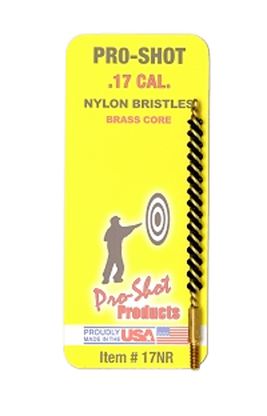 Pro-Shot Pro-shot Nylon Bore Brush, Proshot 17nr     Rfl Nylon Brush 17cal Gun Care