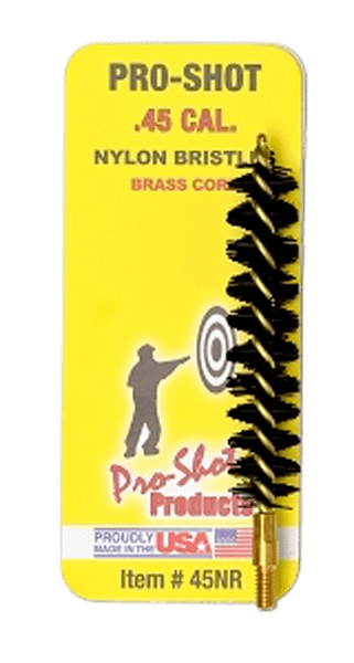 Pro-Shot Pro-shot Nylon Bore Brush, Proshot 45nr     Rfl Nylon Brush 45cal Gun Care