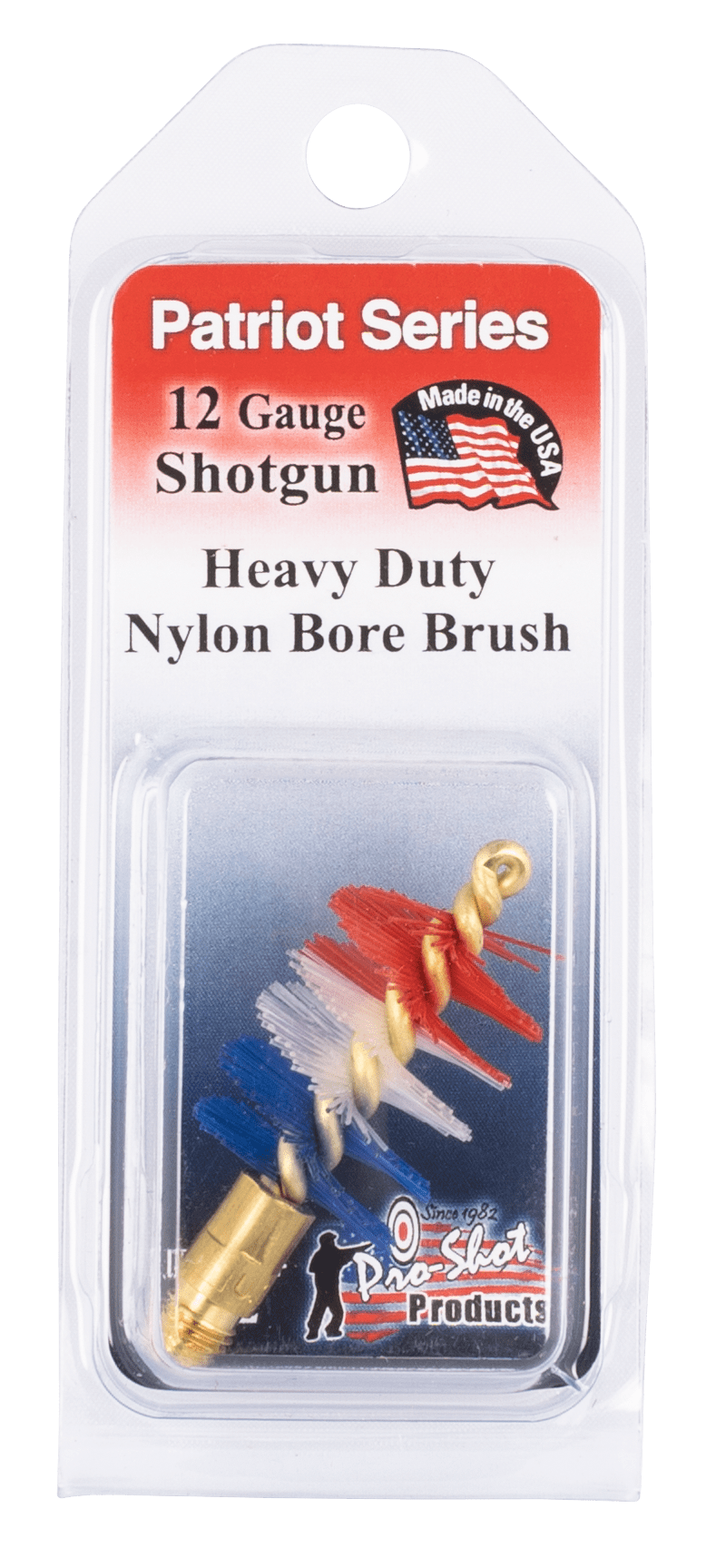Pro-Shot Pro-shot Shotgun Bore Brush, Proshot Ps12        12ga  Shgn Patriot Bore Brush Gun Care
