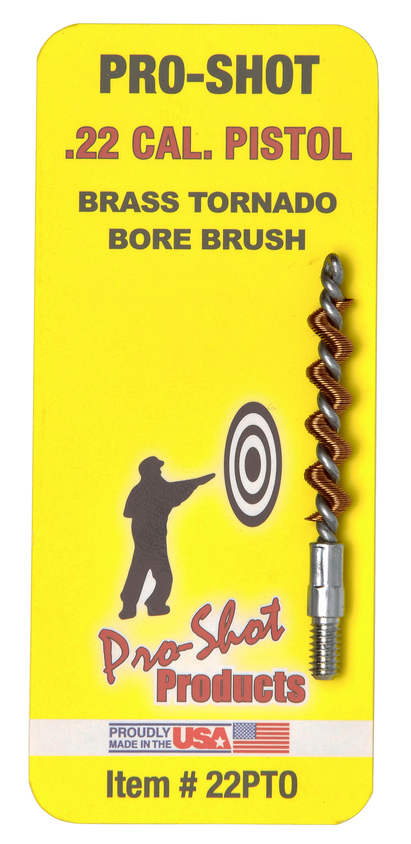 Pro-Shot Pro-shot Tornado, Proshot 22pto     .22cal Pstl Tornado Bore Brush Gun Care