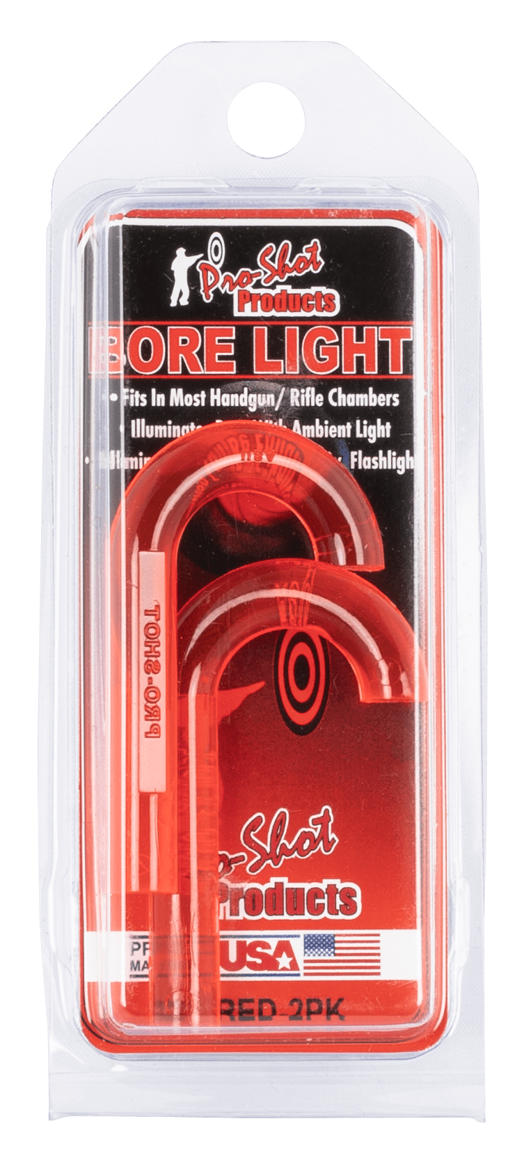 Pro-Shot Pro-shot Uv Bore Light, Proshot Bl-red-2pk    Uv Bore Lght Illuminator 2pk Gun Care