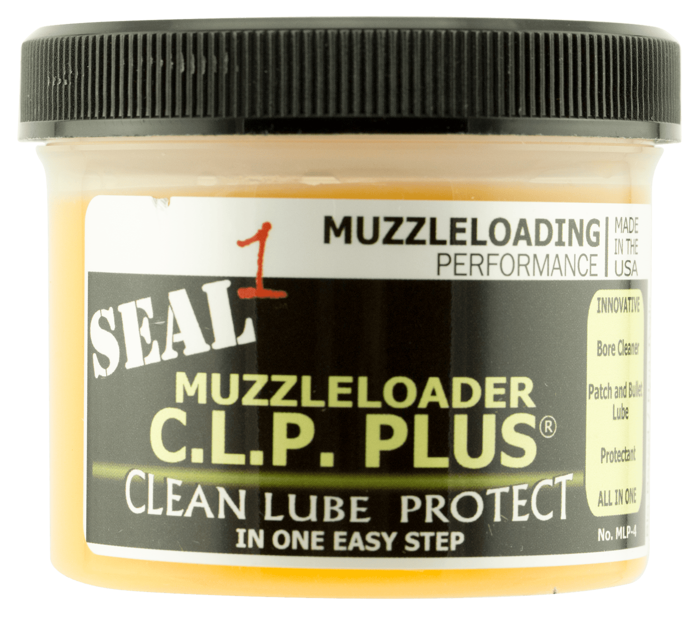 Seal 1 Seal 1 Clp Plus, Seal1 Mlp-4    Muzzleloader Clp Plus         4oz Gun Care
