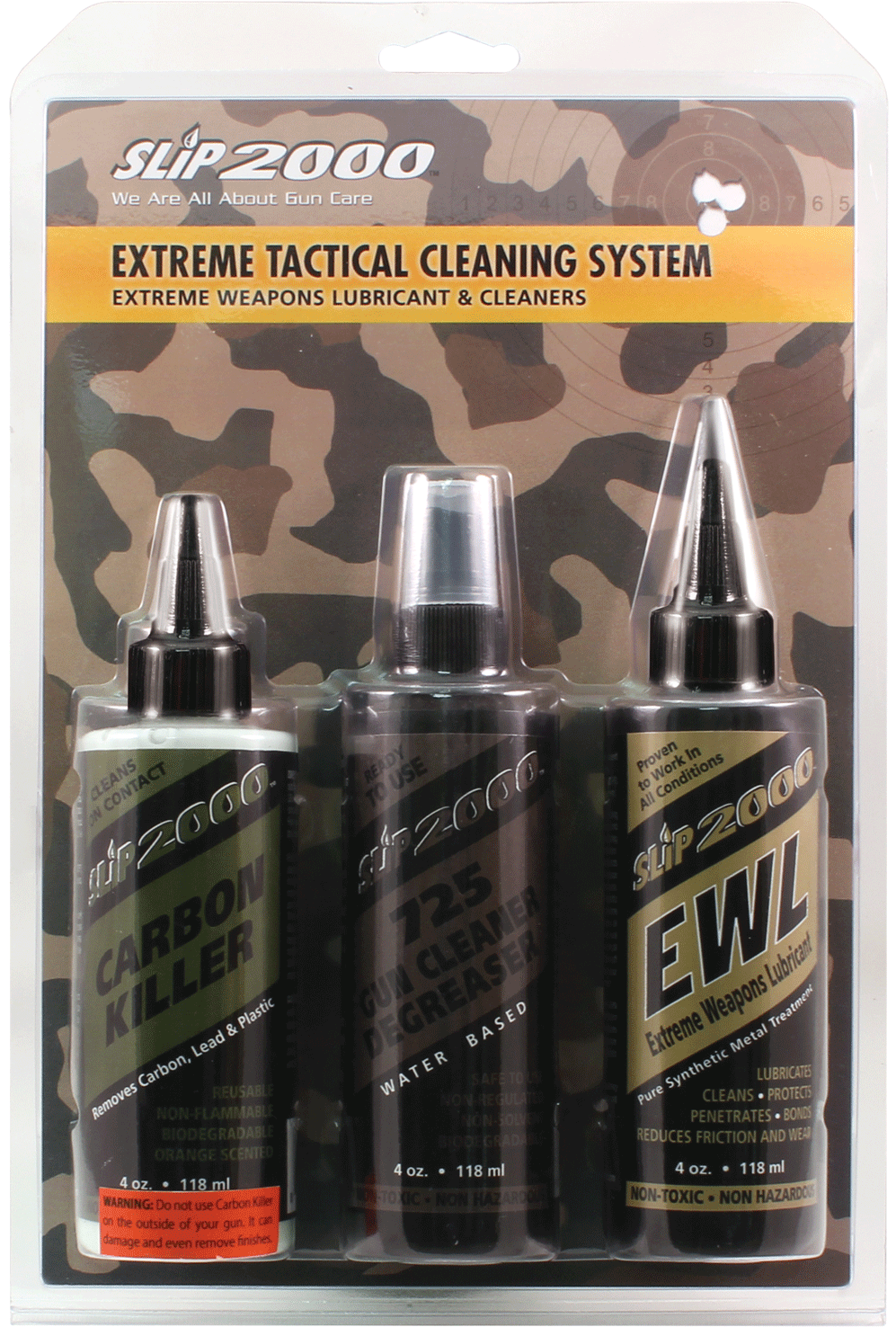 SLIP 2000 (SPS MARKETING) Slip 2000 (sps Marketing) Extreme Tactical Cleaning System, Slip 60387       Ext Tactical System 4oz Gun Care