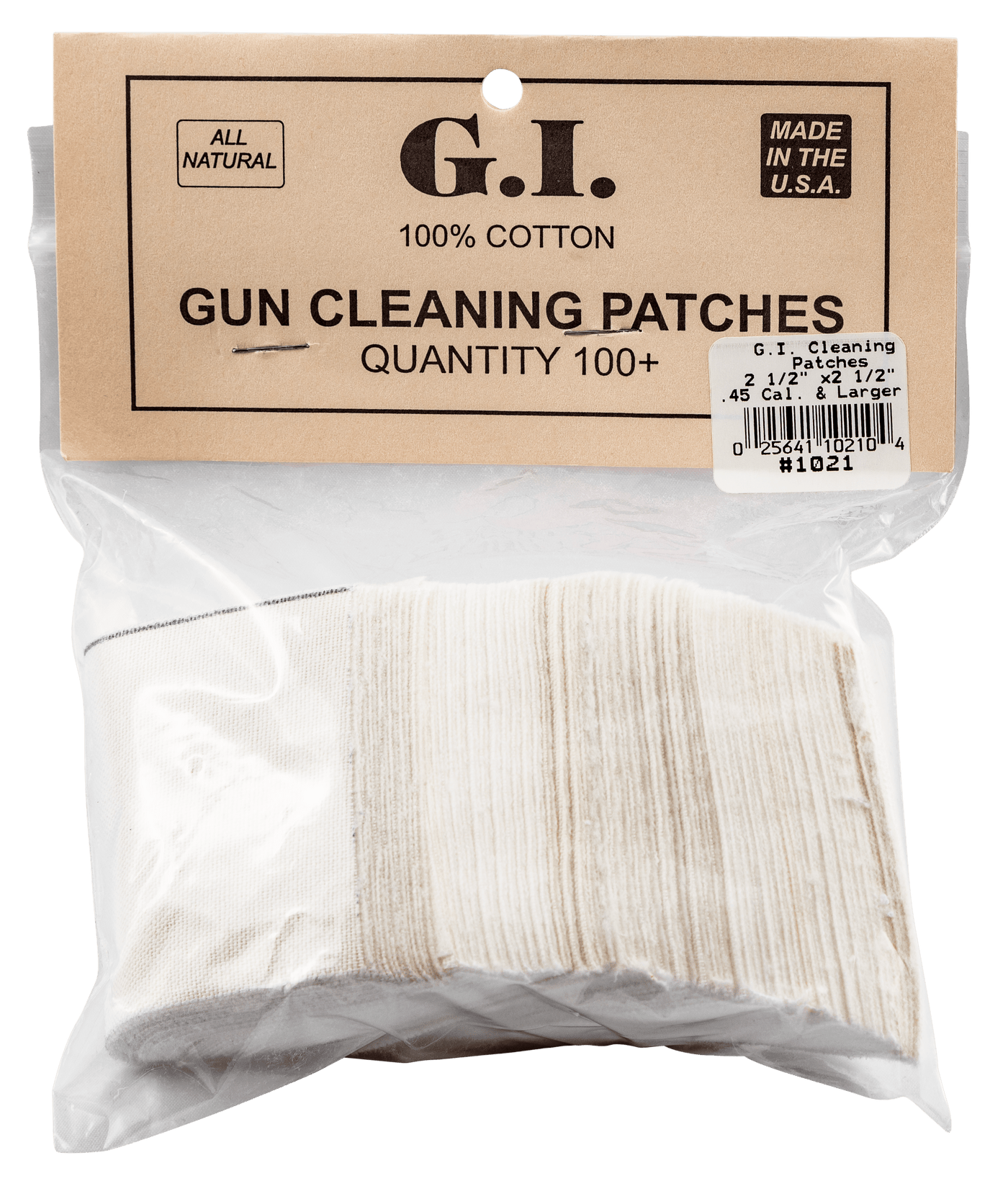 Southern Bloomer Southern Bloomer Cleaning Patches, Sbc 1021 45 Cal Patches          100 Ct Gun Care