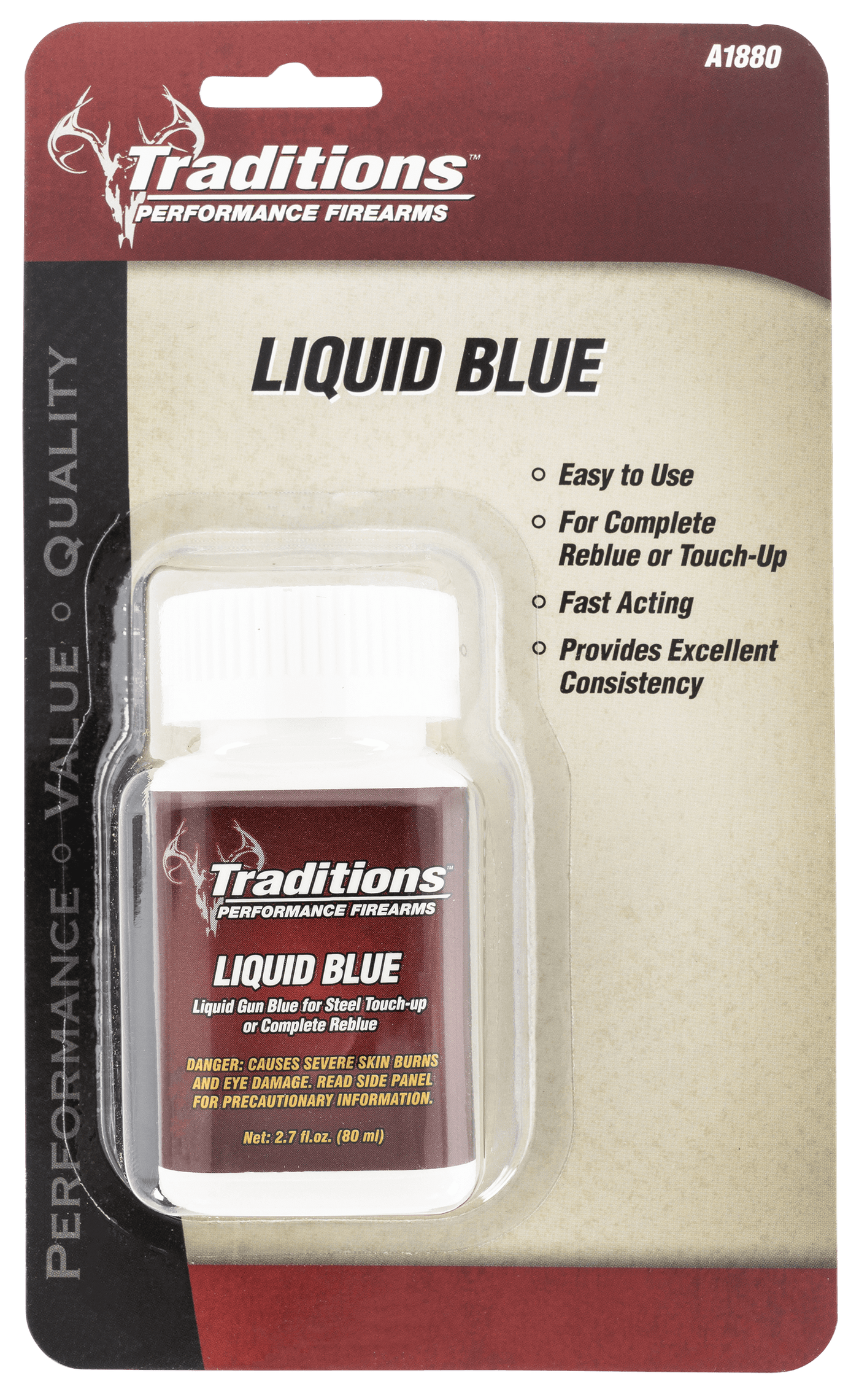 Traditions Traditions , Trad A1880       Liquid Blue Steel 2.7oz Gun Care