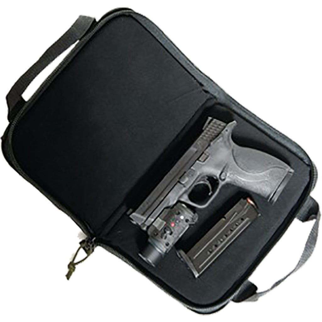 Gps Gps Memory Foam Pistol Case Green And Black Gun Storage