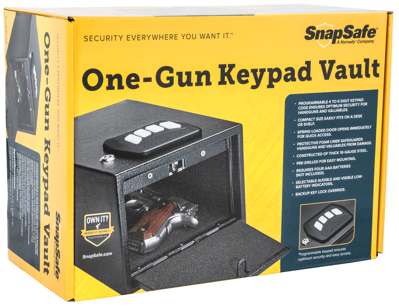 Hornady Hornady One-gun Keypad Vault Gun Storage