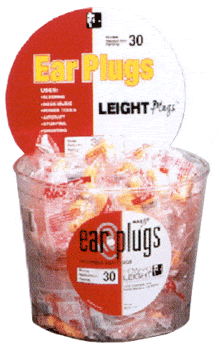 Howard Leight Howard Leight Leightplugs - Disposable Ear Plugs 100 Tub Hearing And Eye Protection