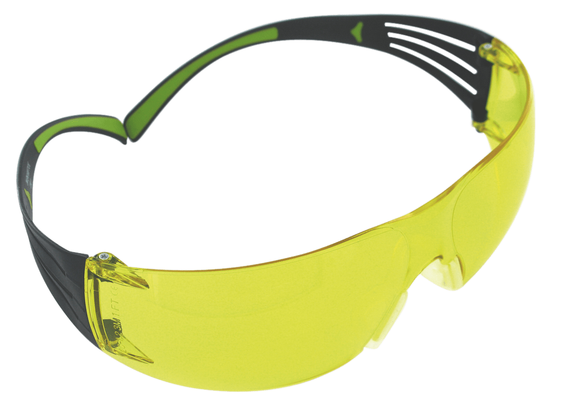 Peltor Peltor Shooting Glasses 400pa8 - Black/green Frame/amber Lens Hearing And Eye Protection