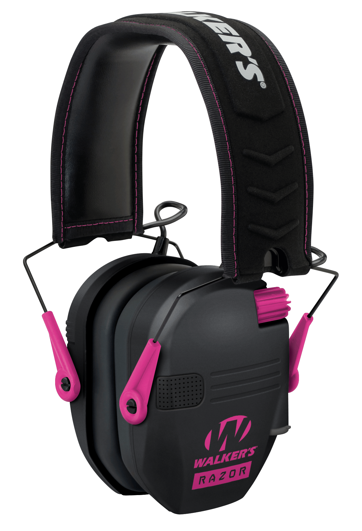 Walkers Walkers Muff Electronic Razor - Slim Tactical 23db Black/pink Hearing And Eye Protection