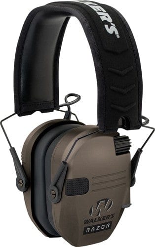 Walkers Walkers Muff Electronic Razor - Slim Tactical 23db Fde Hearing And Eye Protection