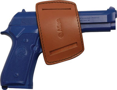ALLEN Allen Belt Slide Holster Ambi - Leather Med Frame Autos Brown Holsters And Related Items
