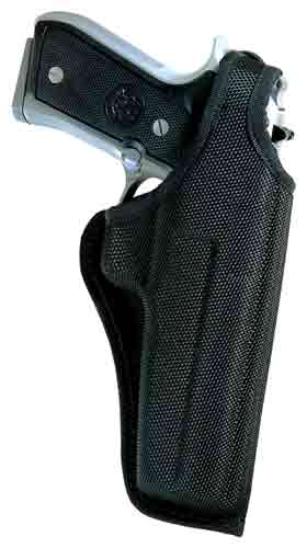 Bianchi Bianchi 7001 Accumould Sz4 - S&w K/l Ruger Gp-100 4" Black Holsters And Related Items