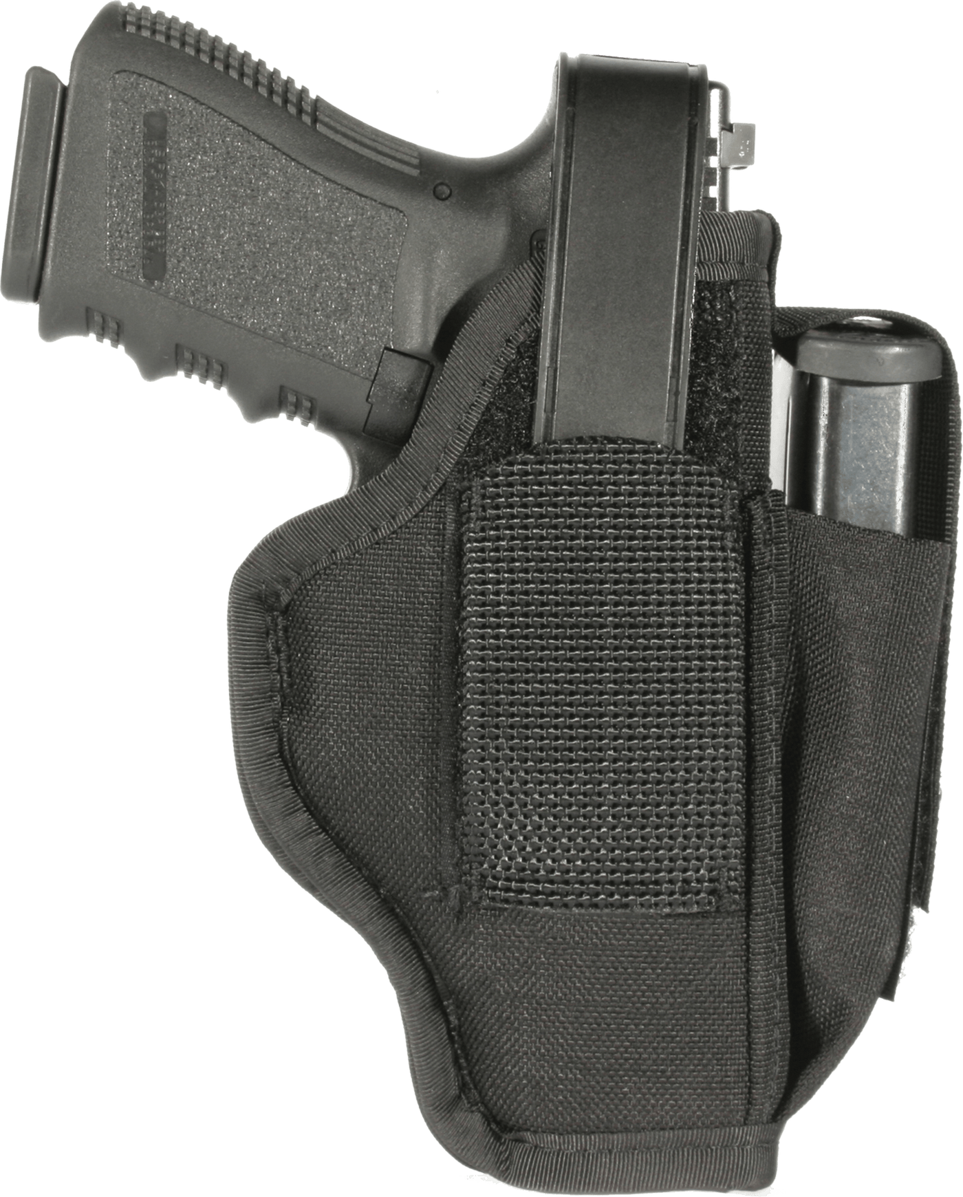 Blackhawk Blackhawk Ambidextrous Holster - W/mag Pouch #06 Nylon Black Holsters And Related Items