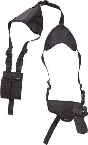 Bulldog Bulldog Deluxe Hztl-shoulder - Holster Rh/lh 2-4" Bbl Black Holsters And Related Items