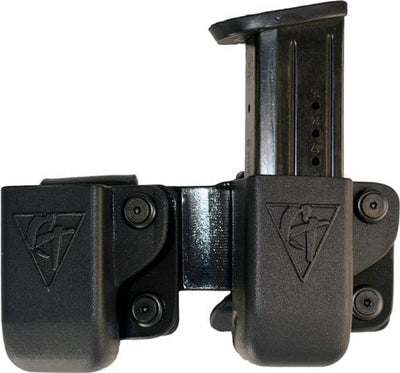 Comp-Tac Comp-tac Twin Mag Pouch Belt - Clip Lsc #12 For M&p 9/40 Blk Holsters And Related Items