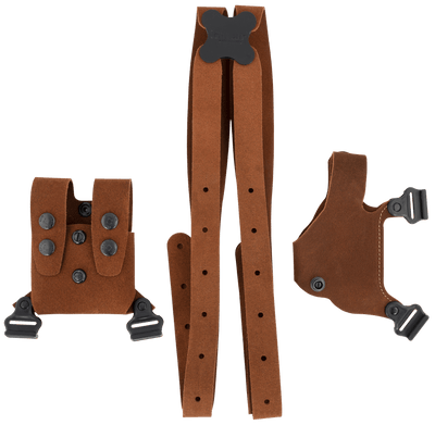 Galco Galco Classic Lite 2 Shldr Hol - Rh Leather Glock 43 Natural Holsters And Related Items