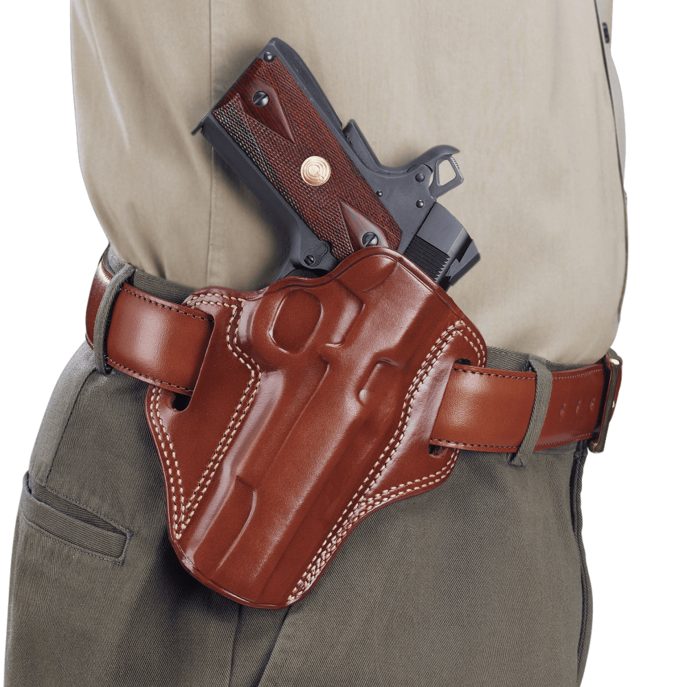Galco Galco Combat Master Belt Hlstr - Rh Leather Glock 43 Tan Holsters And Related Items