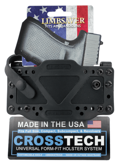 Limbsaver Limbsaver Holster Cross-tech - Clip-on W/secure Strap Black Holsters And Related Items
