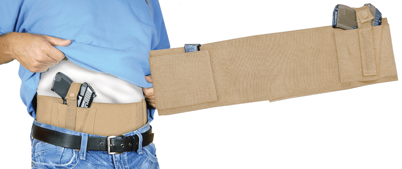 PSP Products Psp Concealed Carry Belly-band - Waist 36 To 44" Rh/lh Tan Holsters And Related Items