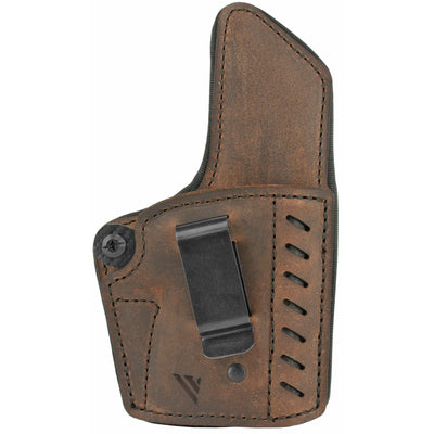 VersaCarry Versacarry Comfort Holster Iwb - Kydex Lthr Rh Comp/ful Sz1 Brn 1 Holsters And Related Items