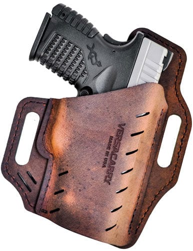 VersaCarry Versacarry Guardian Owb W/flx - Vent Rh Leather Sig P365 Brown Holsters And Related Items