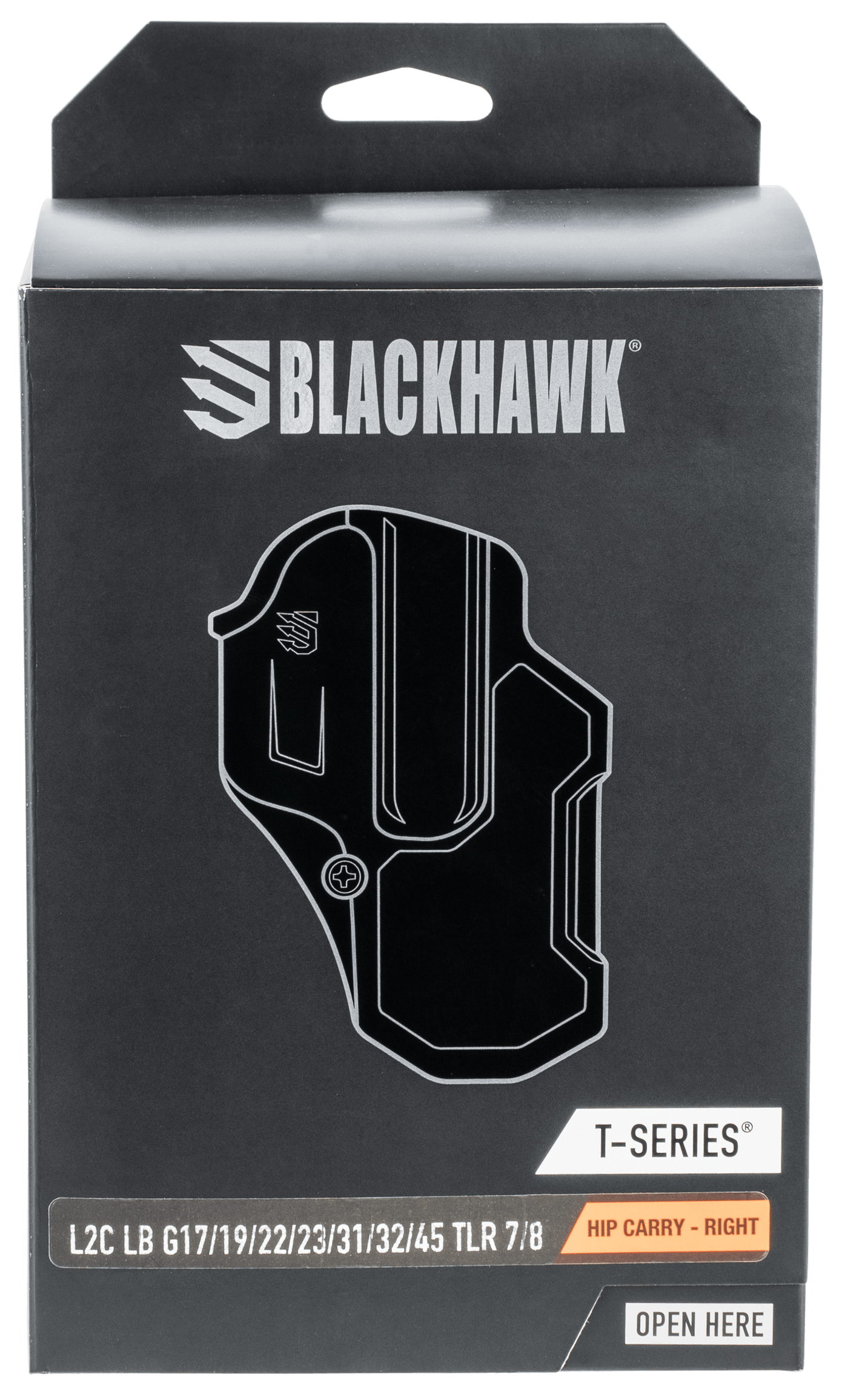BLACKHAWK Bh T-series For Glk 17 Tlr8 Blk Right Hand Holsters