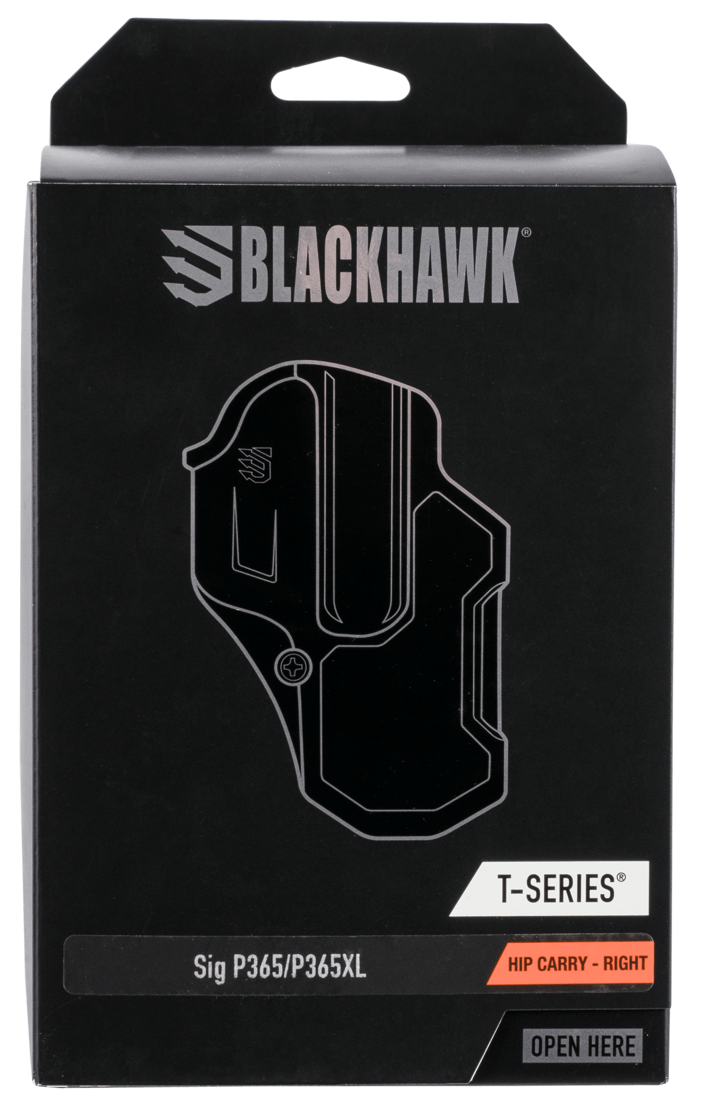 BLACKHAWK Bh T-series L2c P365/p365xl Rh Blk Holsters