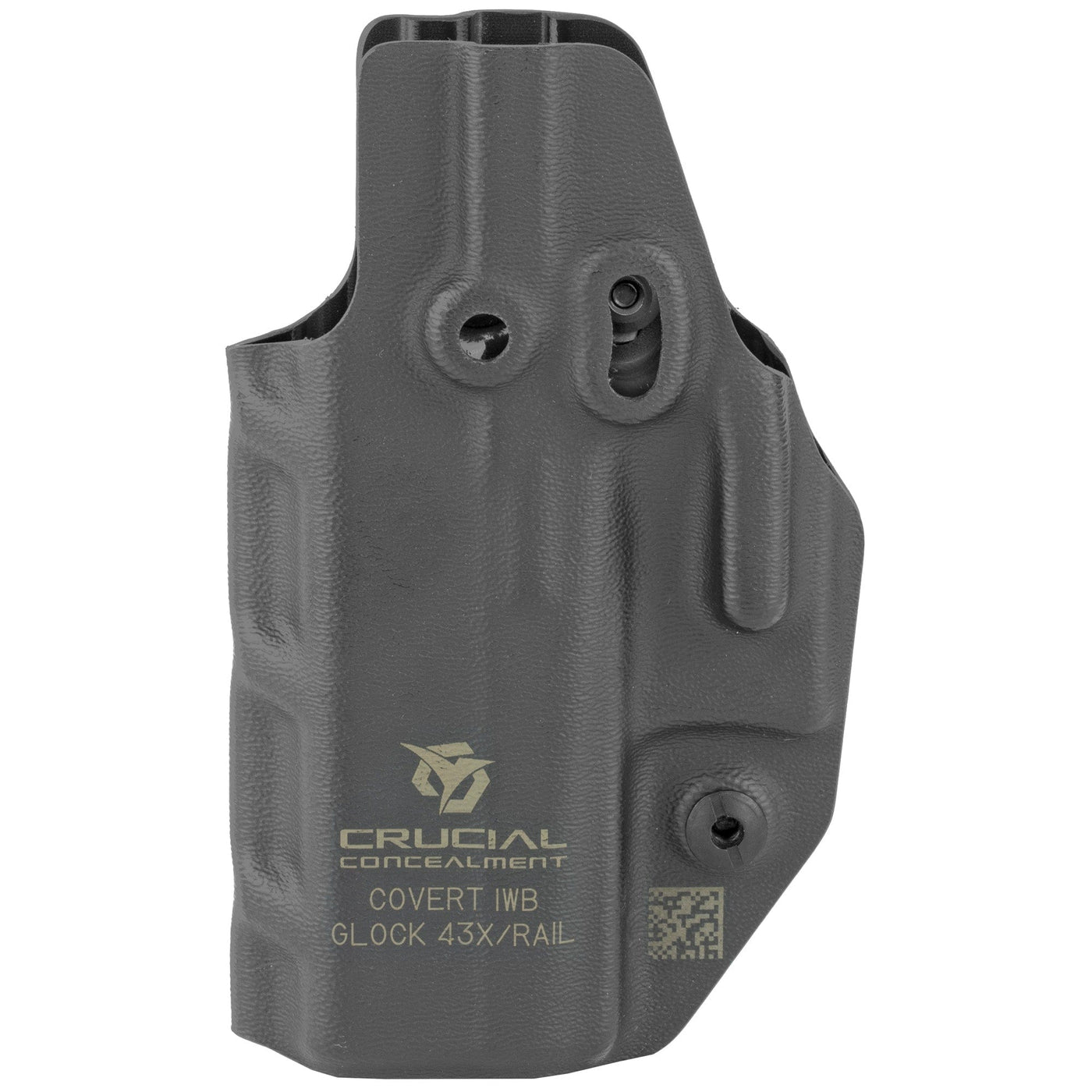 Crucial Concealment Crucial Iwb For Glock 43/43x Ambi Bk Holsters