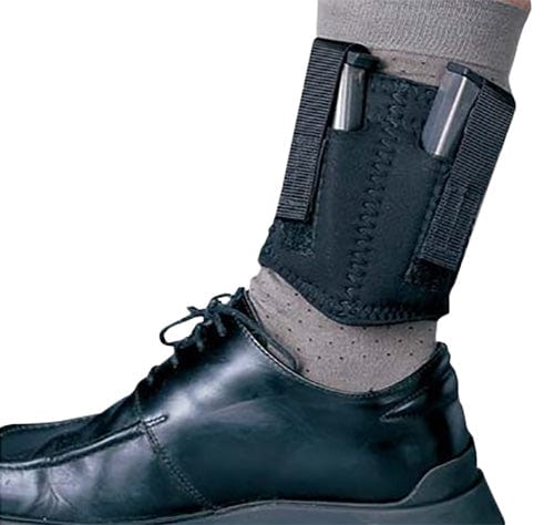 DeSantis Gunhide Desantis Double Ankle Mag Pouch Blk Holsters