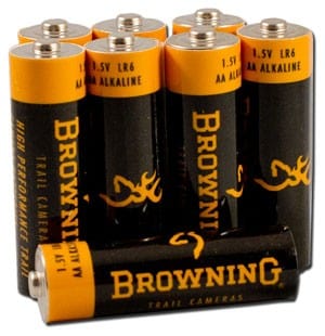 Browning Trail Cameras Browning Trail Camera AA Alkaline Batteries 8 Pack Hunting