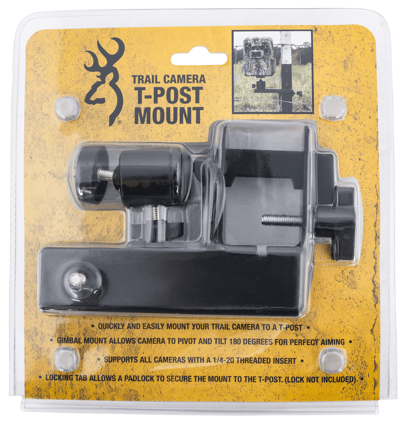 Browning Trail Cameras Browning Trail Cameras T-post, Btc Ctm     Trail Camera T-post Mount Hunting