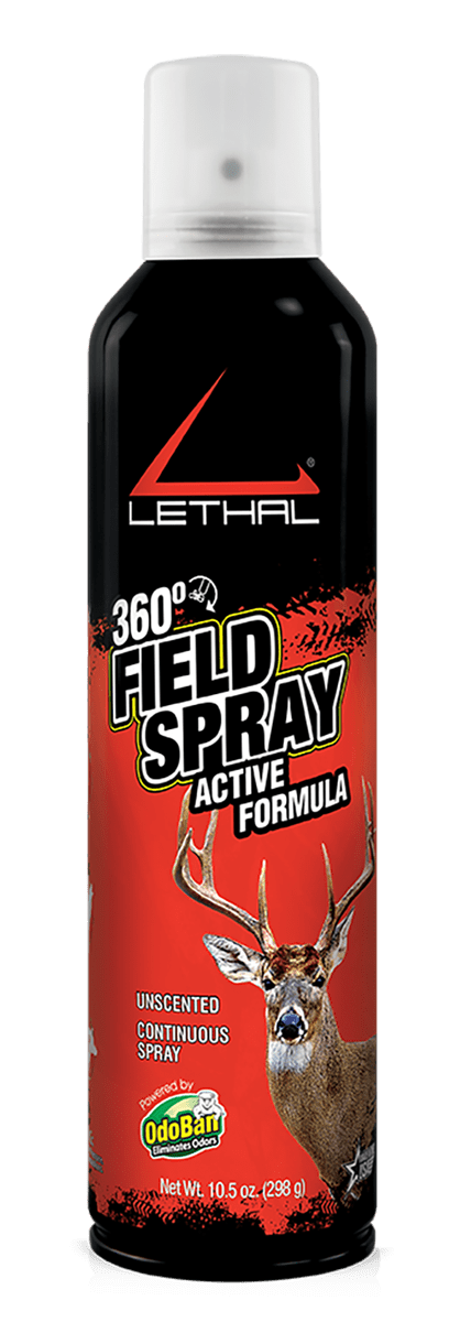 CLEAN CONTROL/LETHAL PROD Lethal Field Spray Scent Eliminator Odor Eliminator Odorless 10.50 oz; 9717B6710A Hunting