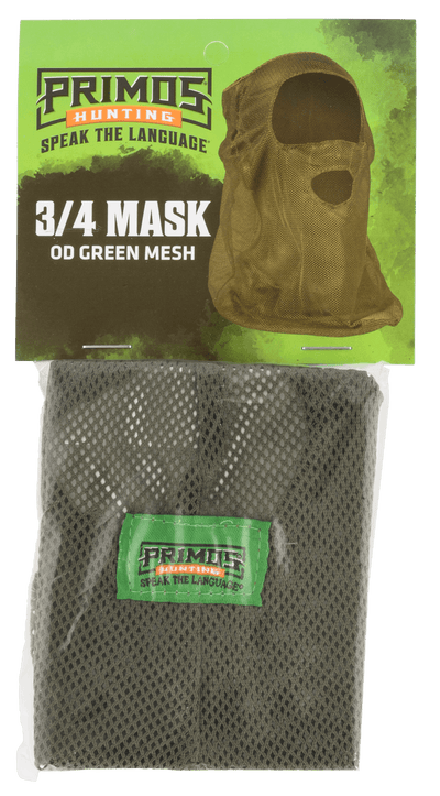 Primos Primos Mesh 3/4 Facemask Green Hunting Clothing