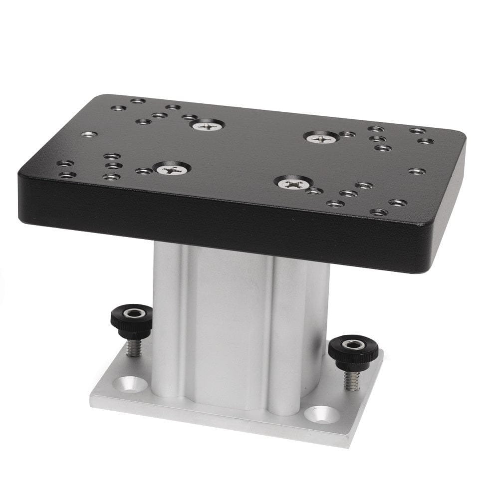 Cannon Cannon Aluminum Fixed Base Downrigger Pedestal - 4" Hunting & Fishing