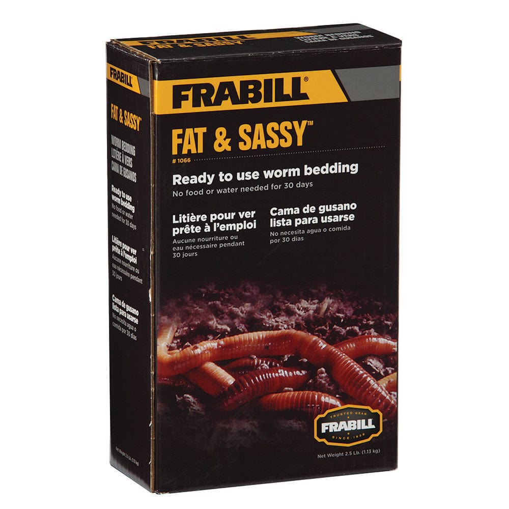 Frabill Frabill Fat & Sassy Pre-Mixed Worm Bedding - 2.5lbs Hunting & Fishing