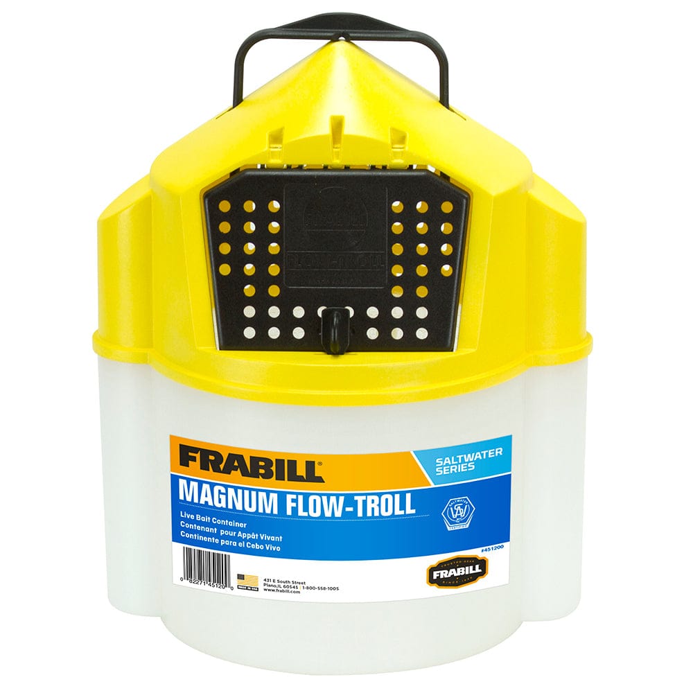 Frabill Frabill Magnum Flow Troll® Shrimp Bucket - 10 Quart Hunting & Fishing