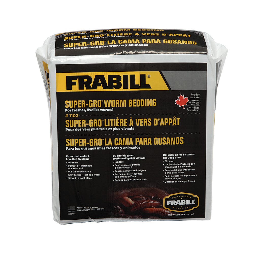 Frabill Frabill Super-Gro® Worm Bedding - 2lbs Hunting & Fishing