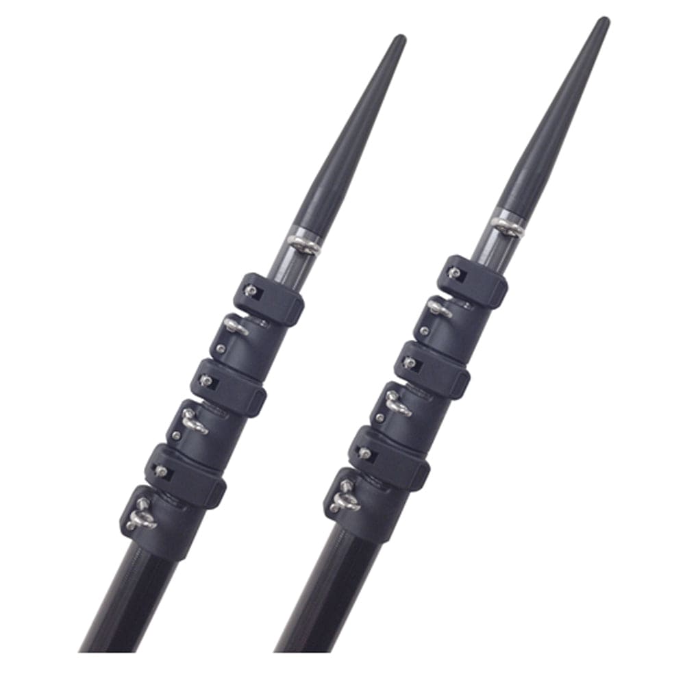 Lee's Tackle Lee's 18' Telescopic Carbon Fiber Poles Sleeved f/TACO Grand Slam Bases Hunting & Fishing