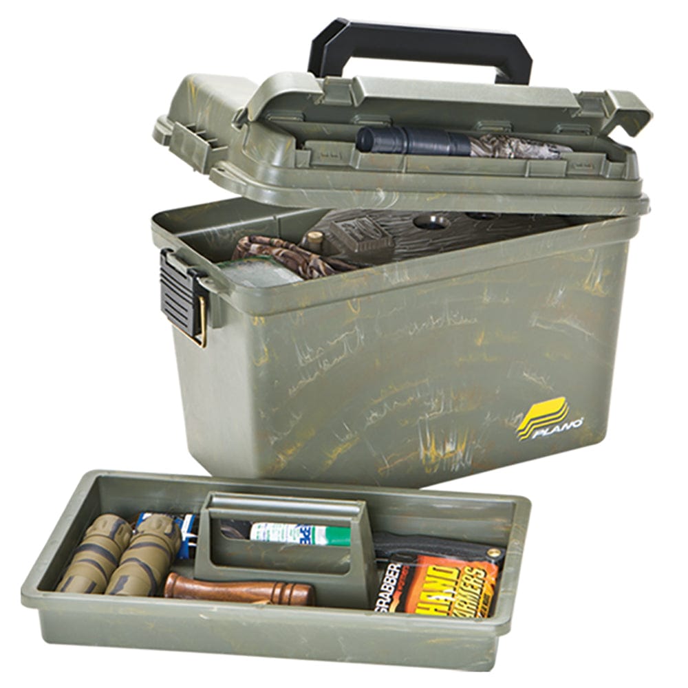 Plano Plano Element-Proof Field/Ammo Box - Large w/Tray Hunting & Fishing