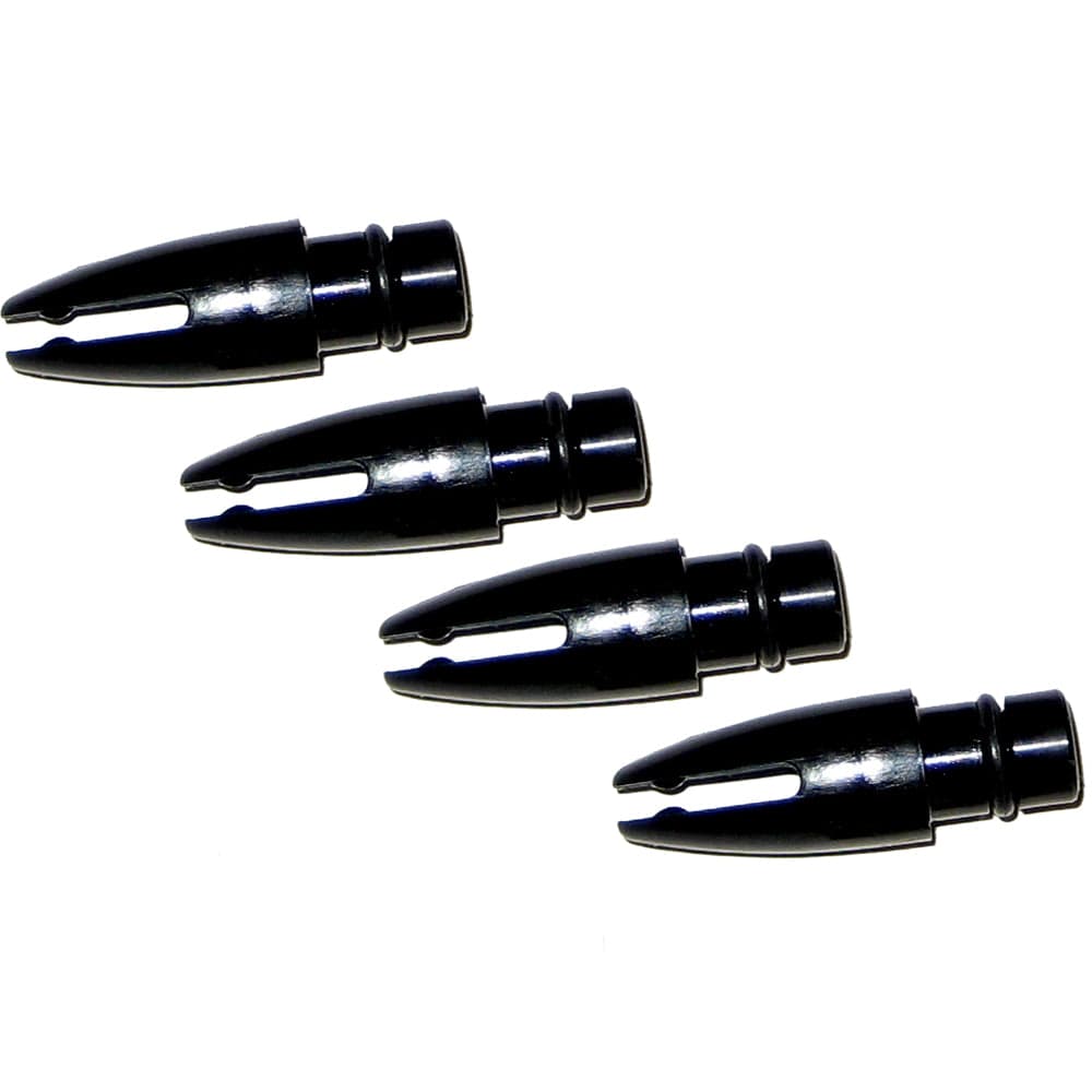 Rupp Marine Rupp Replacement Spreader Tips - 4 Pack - Black Hunting & Fishing