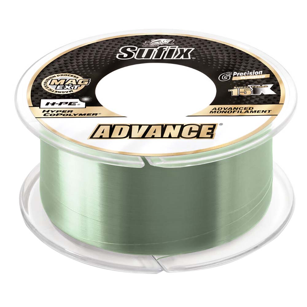 Sufix Sufix Advance® Monofilament - 10lb - Low-Vis Green - 330 yds Hunting & Fishing