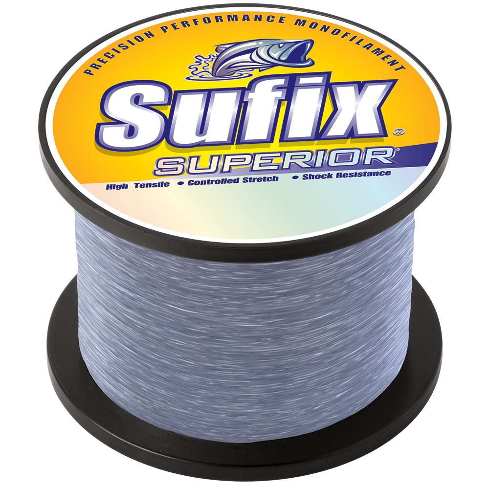 Sufix Sufix Superior Smoke Blue Monofilament - 40lb - 3275 yds Hunting & Fishing
