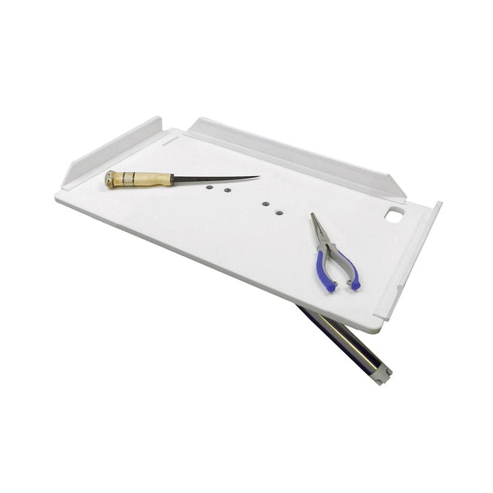 TACO Marine TACO 20" Poly Filet Table w/Adjustable Gunnel Mount - White Hunting & Fishing