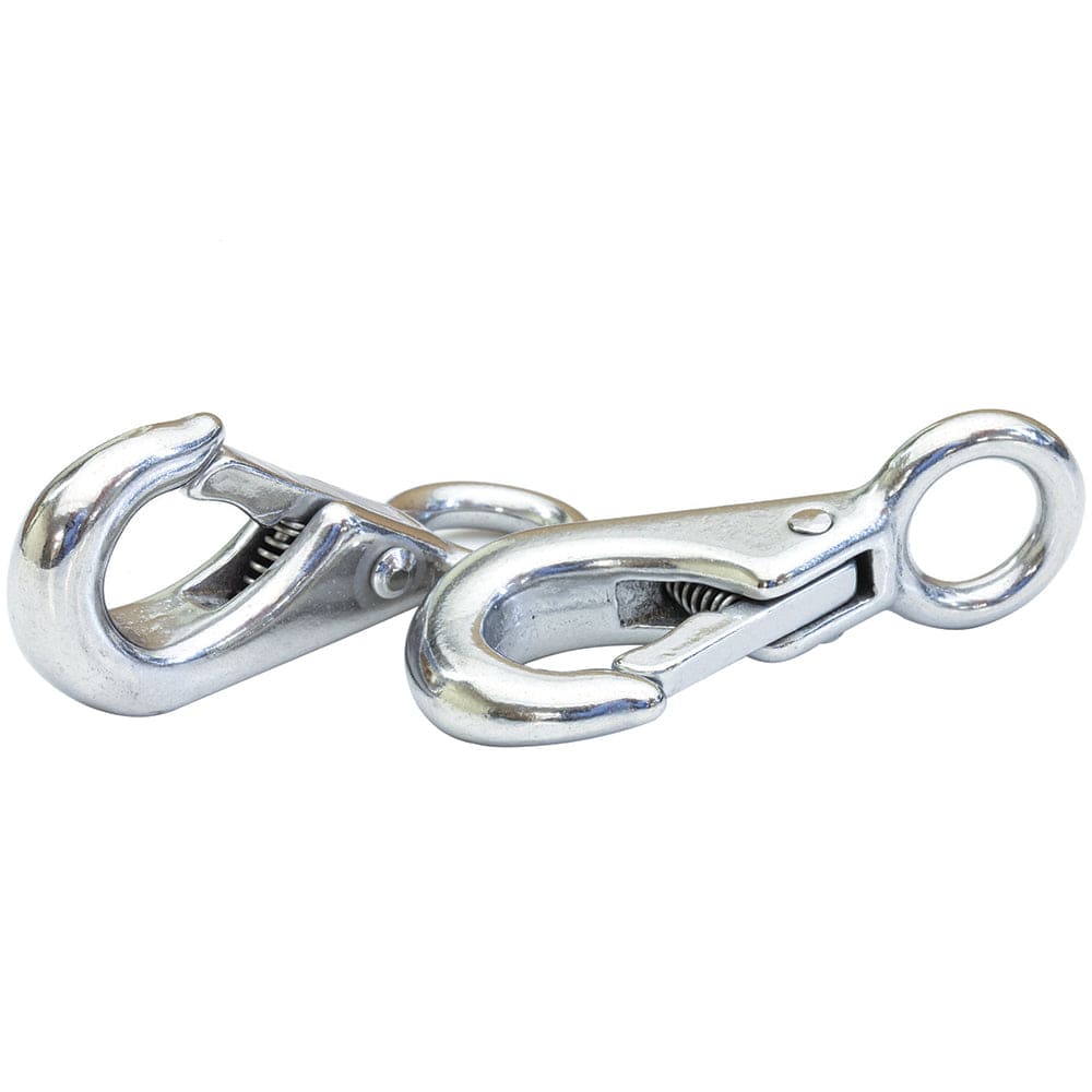 Tigress Tigress 316 Stainless Steel Snap Hooks - Pair Hunting & Fishing
