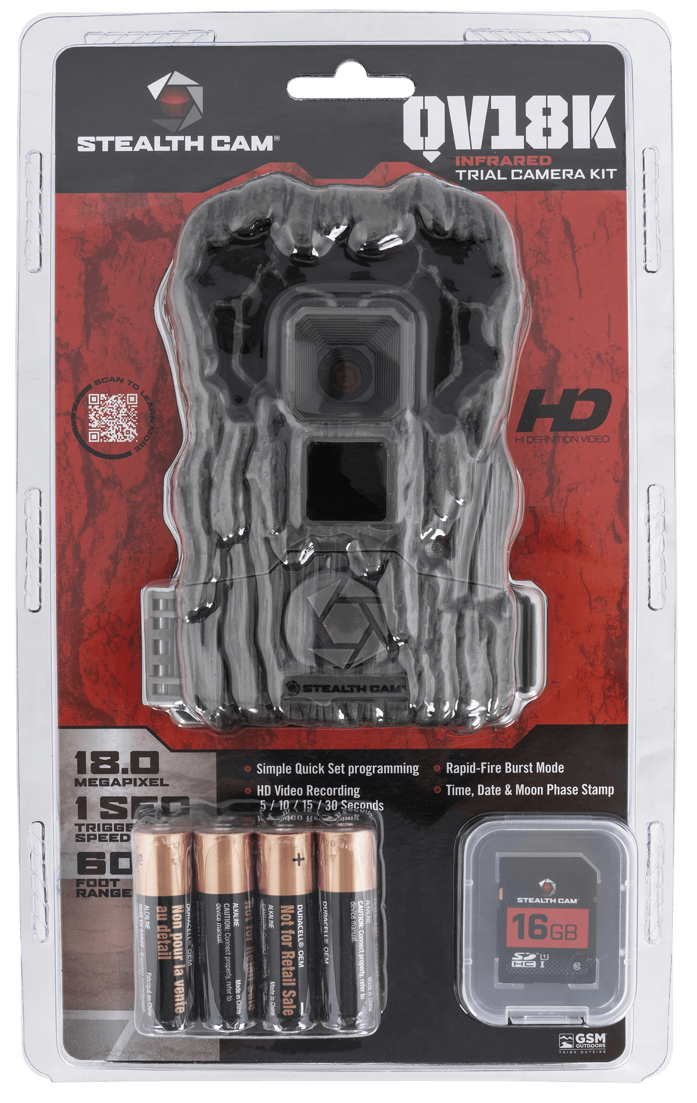 Stealth Cam Stealth Cam , Steal Stc-qv18k     18mp Qv18 Combo Hunting