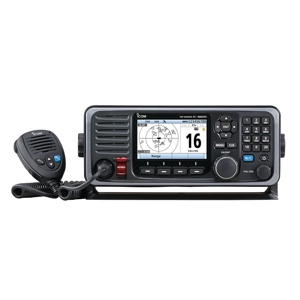 Icom Icom M605 Fixed Mount 25W VHF w/Color Display & AIS Communication
